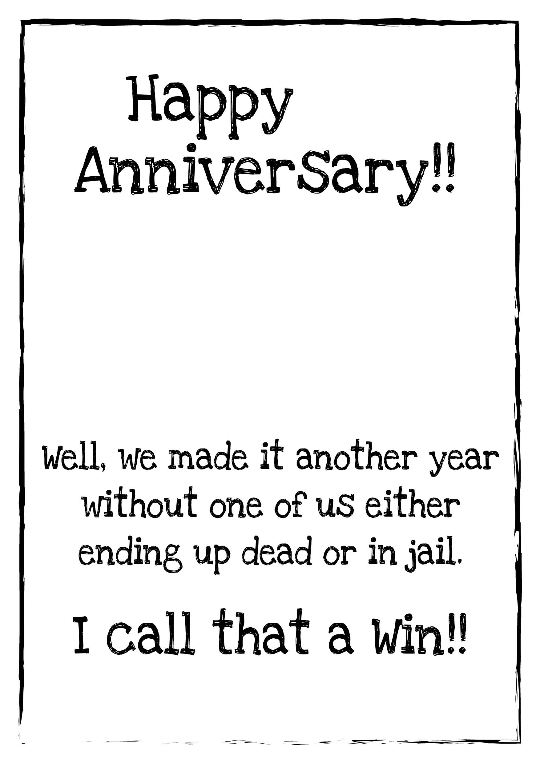 Another Year Personalised Anniversary Card