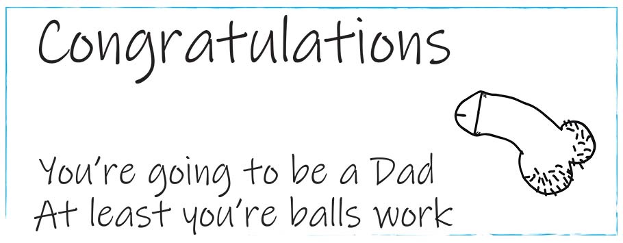 Your Balls Work Personalised New Dad Banners