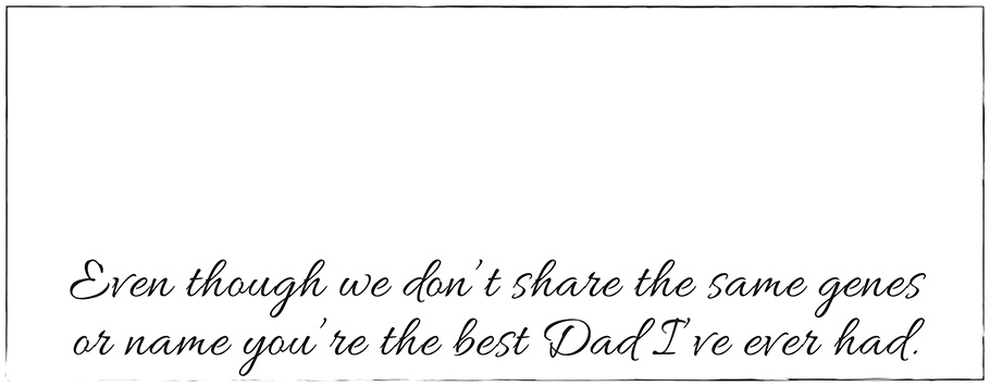 Step Dad - Best Dad Genes Personalised Birthday Banners