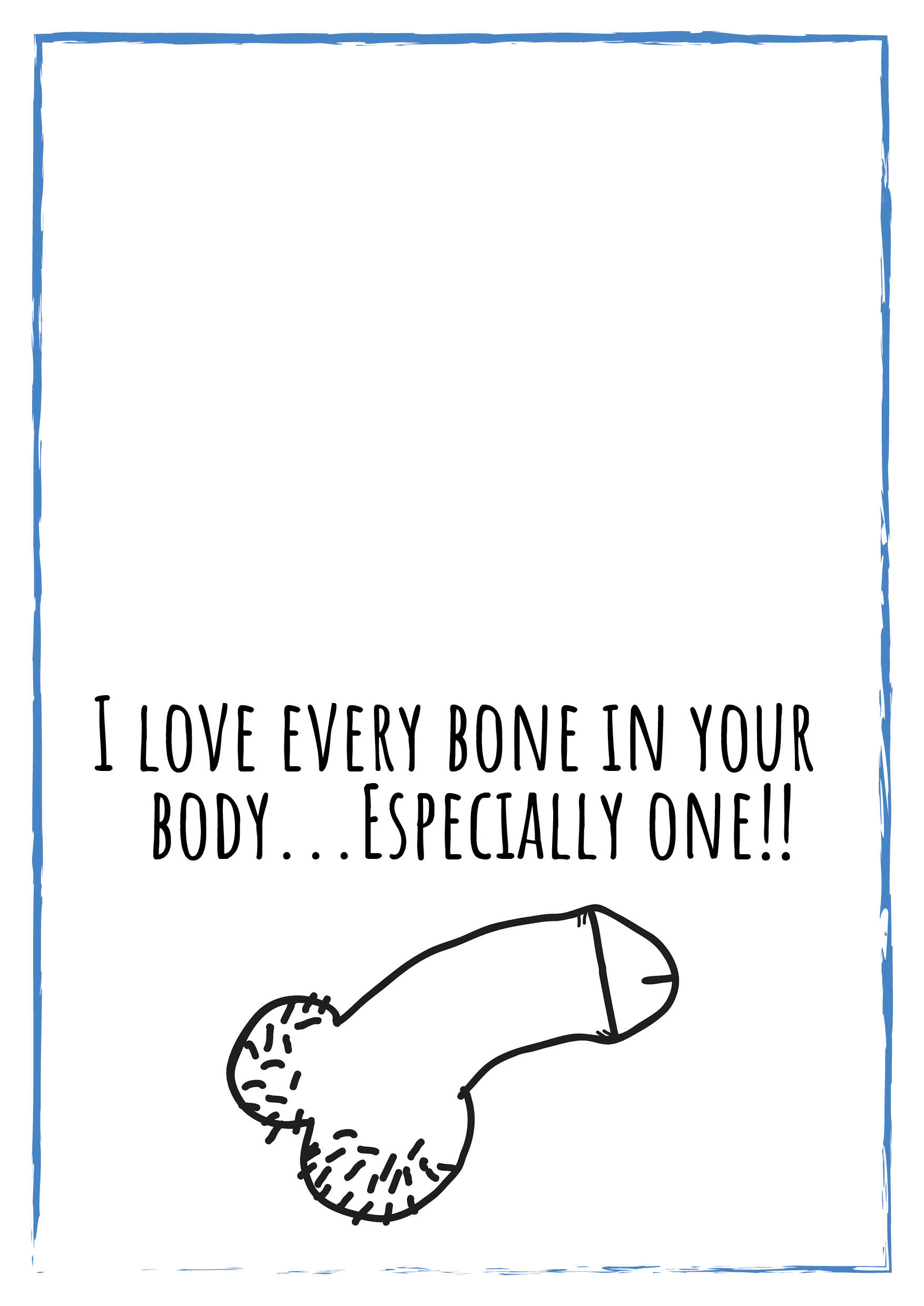 Bone In Your Body Personalised Birthday Card