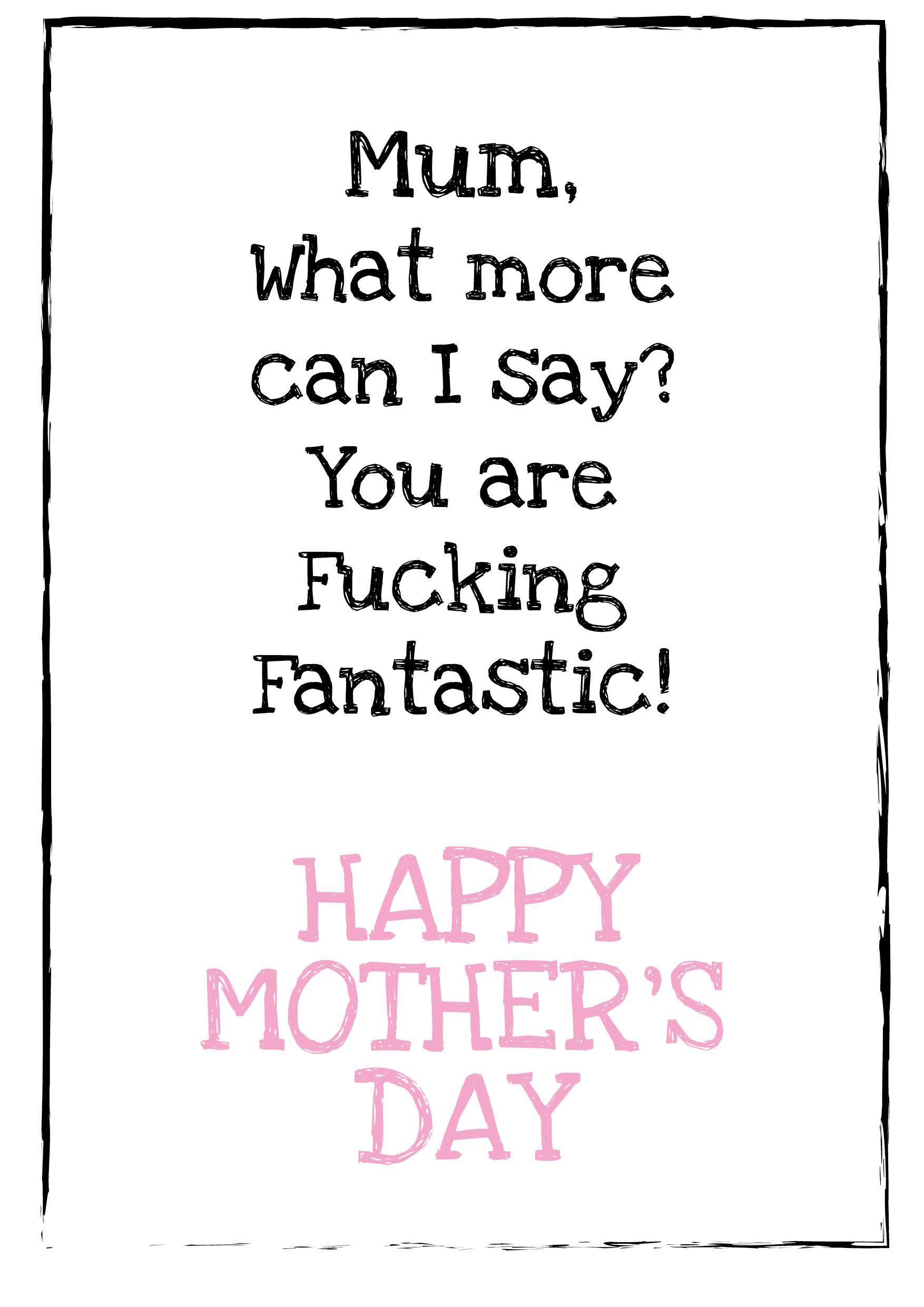 Mother's Day You Are Fantastic Card