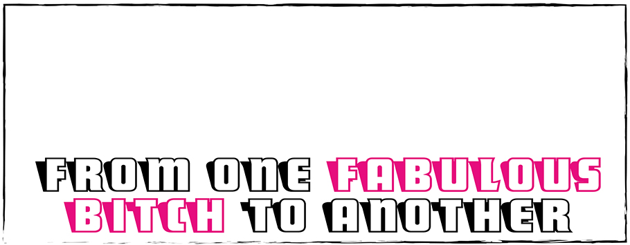 Fabulous Bitch Personalised Birthday Banners