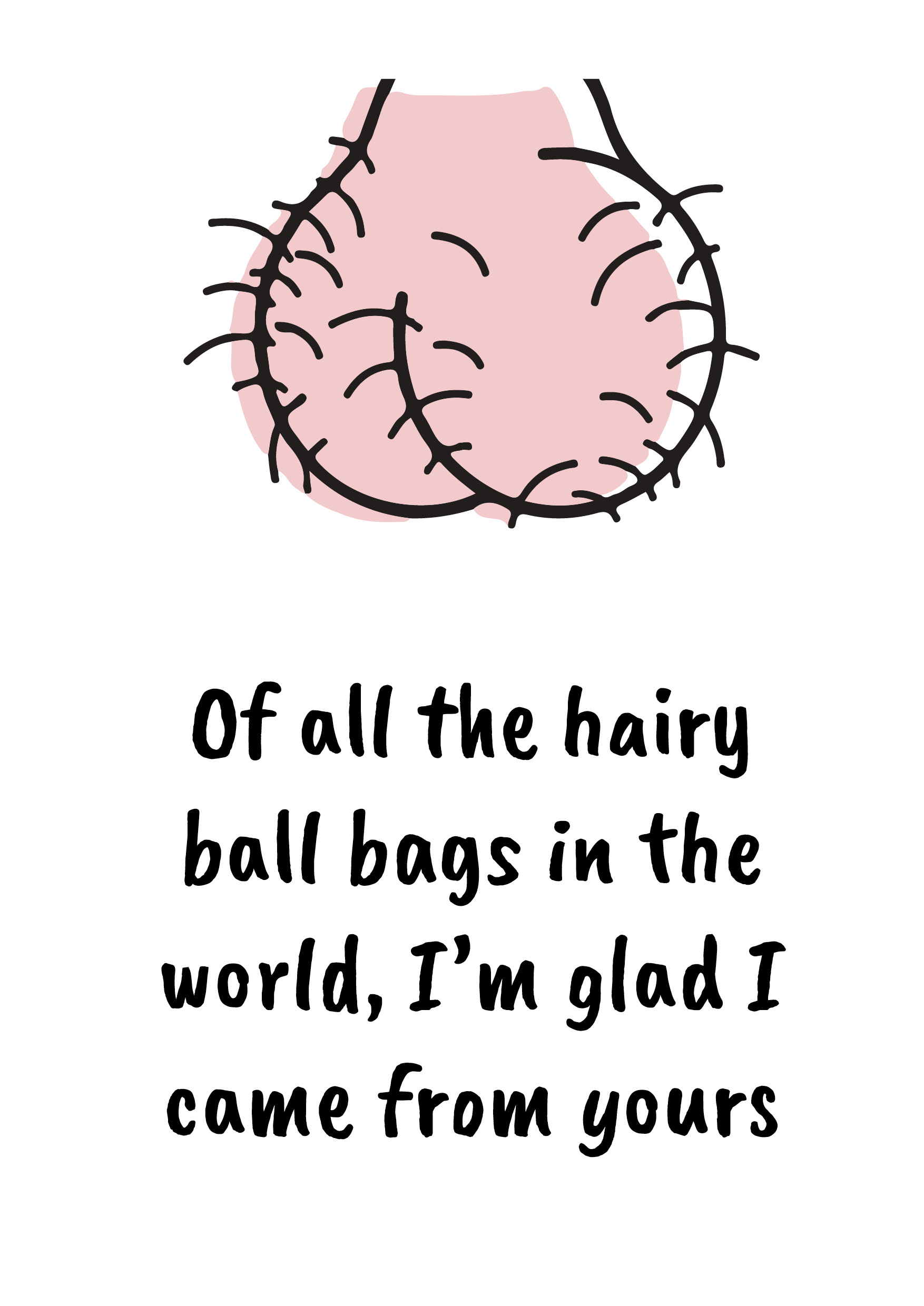 Father's Day Ball Bag Card