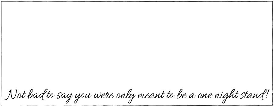 One Night Stand Personalised Anniversary Banners - Available in 8 Colours
